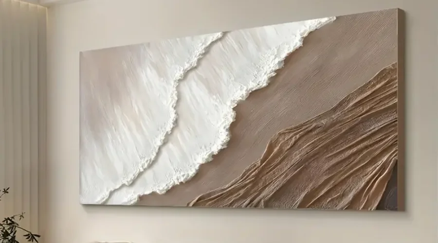 Thick Wooden Framed Canvas Art