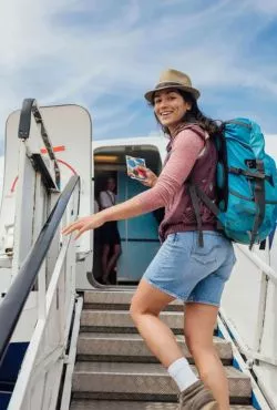 first international flights